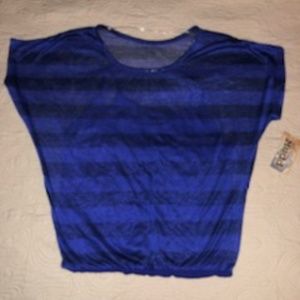 Junior's MUDD stripped purple shirt